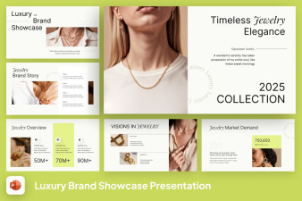 Luxury Brand Showcase PowerPoint Template